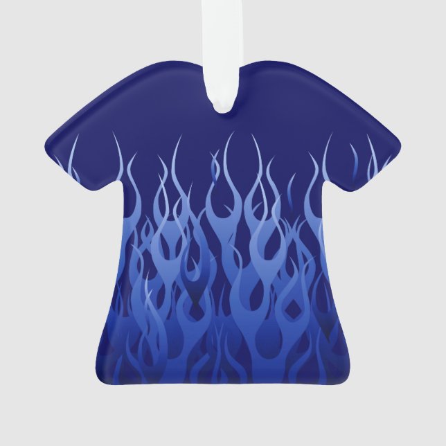 Adorno Cool Blue Racing Flames (Reverso)
