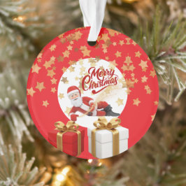 Adorno Cool Santa Claus Vacaciones de Navidad 🎅