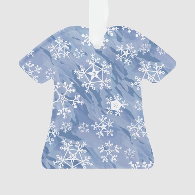 Adorno Copos de nieve blancos (Anverso)