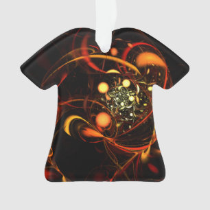 Adorno Corazón Abstracto Arte Camisa Acrílica