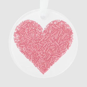 Adorno Corazón de salpicadura suave   Bebé Sprinkle