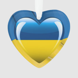 Adorno Corazón de Ucrania