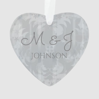 Adorno Corazón decorativo personalizado para día de boda