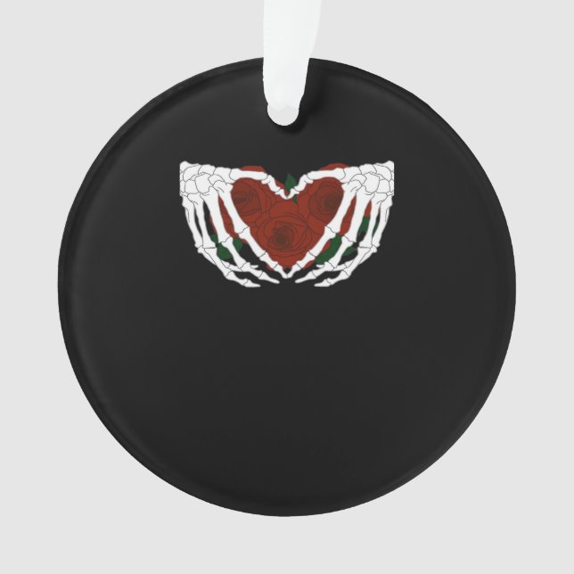 Adorno Corazón esquelético (Anverso)