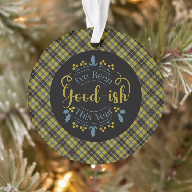 Adorno Cornish Original Scottish Tartan Christmas (Árbol)