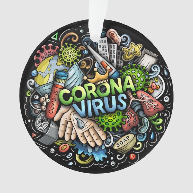 Adorno Coronavirus Ornament (Anverso)