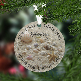 Adorno Costa de la Playa Primer Hogar de Navidad