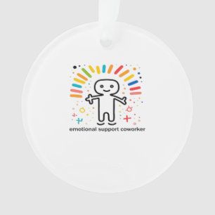 Adorno Coworker Viral de Ayuda Emocional