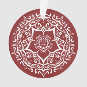 Adorno Cranberry Mandala