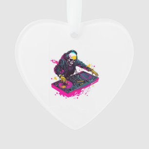 Adorno Cráneo Rave � Esqueleto de fiesta EDM DJ