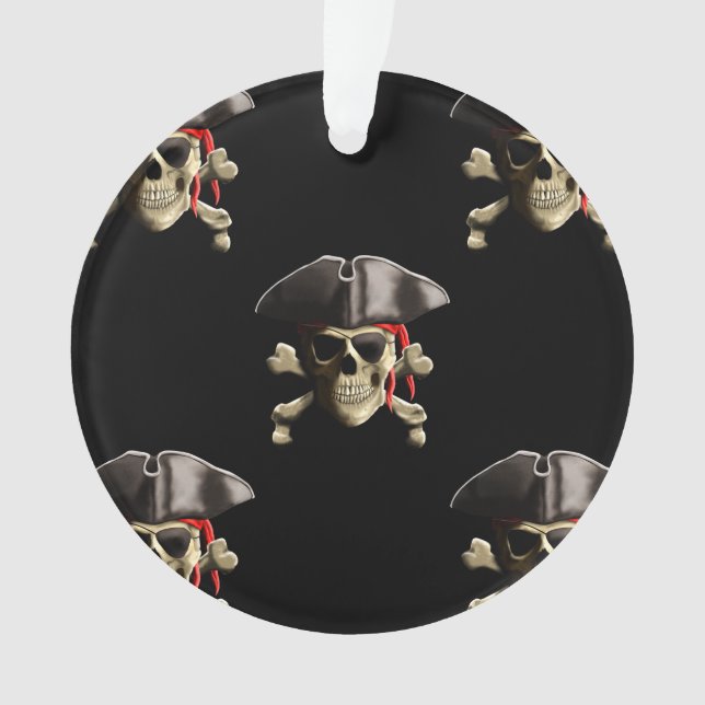 Adorno Cráneo y gorra del pirata (Anverso)