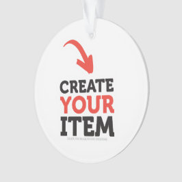 Adorno CREA-TU-PROPIO diseño de Navidad personalizado de