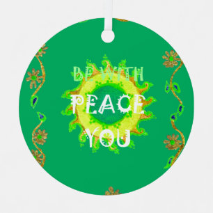 Adorno Crea tu propio, ten un buen día para que la paz es