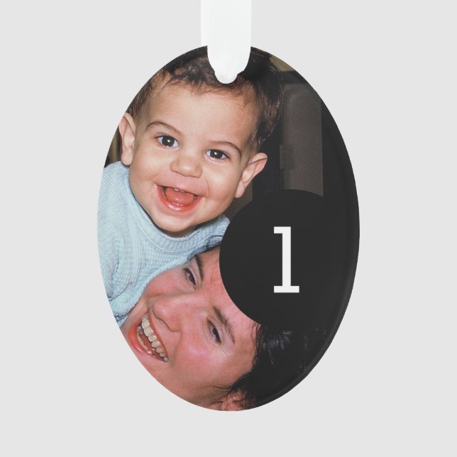 Adorno Cree sus propias 2 imágenes fáciles simples ovales (Anverso)