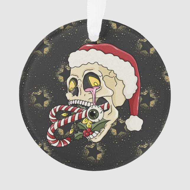 Adorno Creepmas Santa Skull (Anverso)
