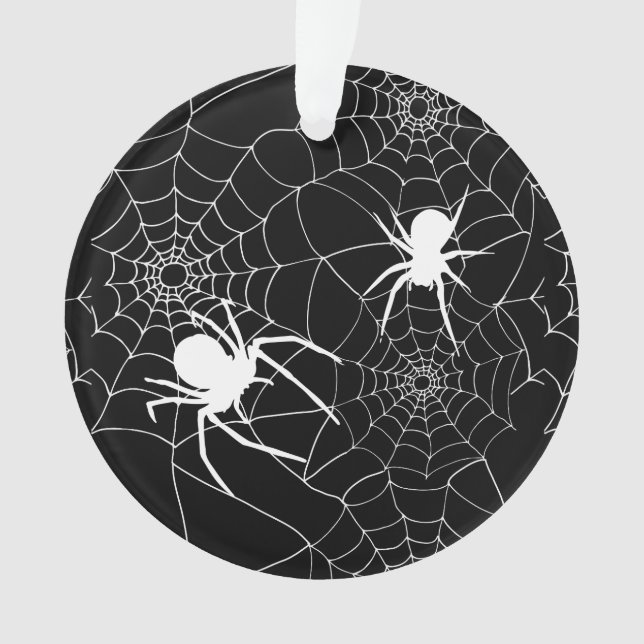 Adorno Creepy Cobwebs y Spiders Halloween (Anverso)