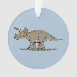 Adorno Cretácico Dinosaurio Triceratops
