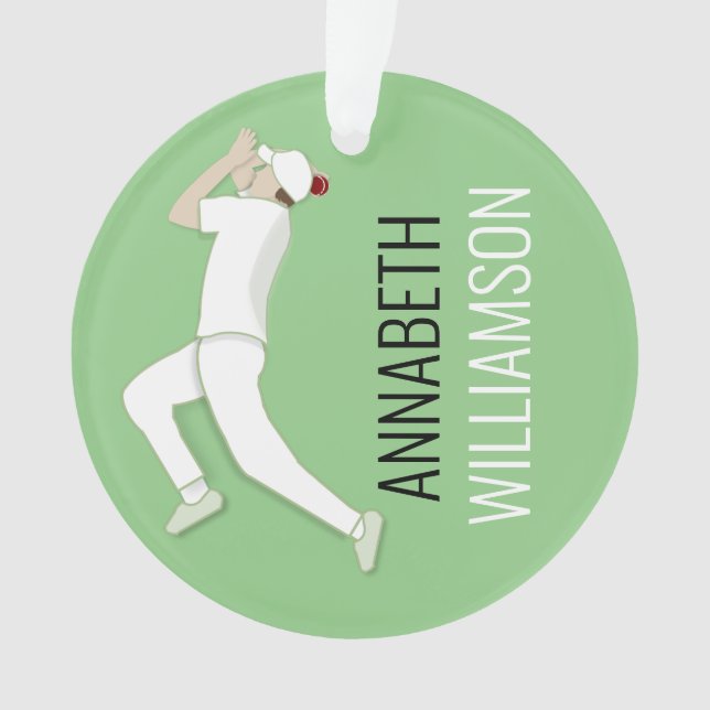 Adorno Críquet (Anverso)