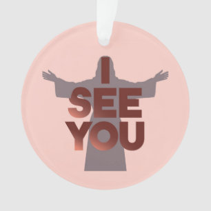 Adorno Cristiano Jesús te está vigilando, Jesús te veo