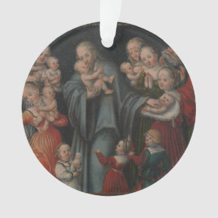 Adorno Cristo que bendice a los niños