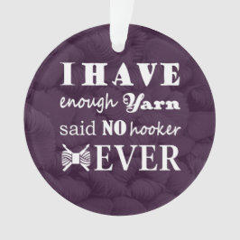 Adorno Crochet - Yarn Hoarder Crafts Oscuro