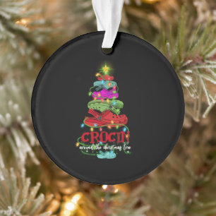 Adorno Crocin En Torno Al Árbol De Navidad