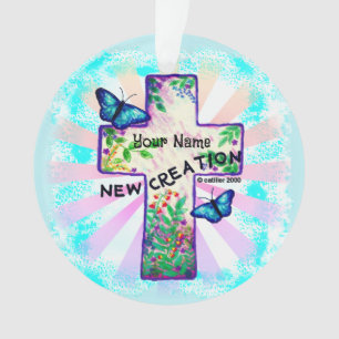Adorno Cruz de Nueva Creación Cristiana