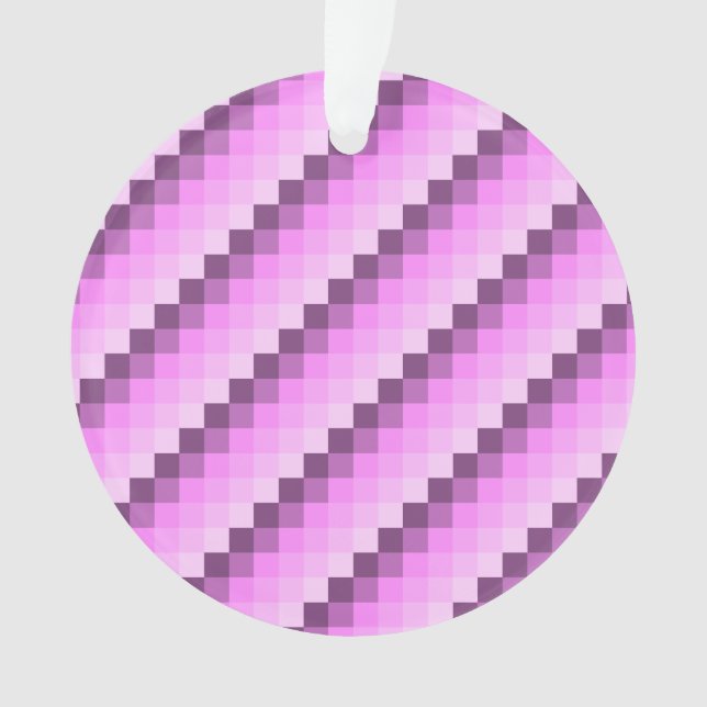 Adorno Cuadrados rosa y púrpura (Anverso)