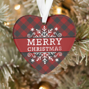 Adorno Cuadro de Navidad copo de nieve alegre 