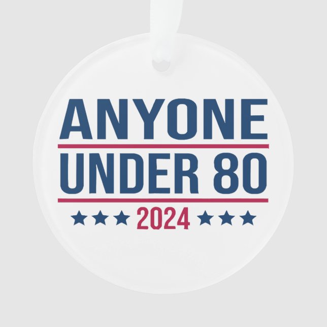 Adorno Cualquiera menor de 80 años de 2024 divertida elec (Anverso)