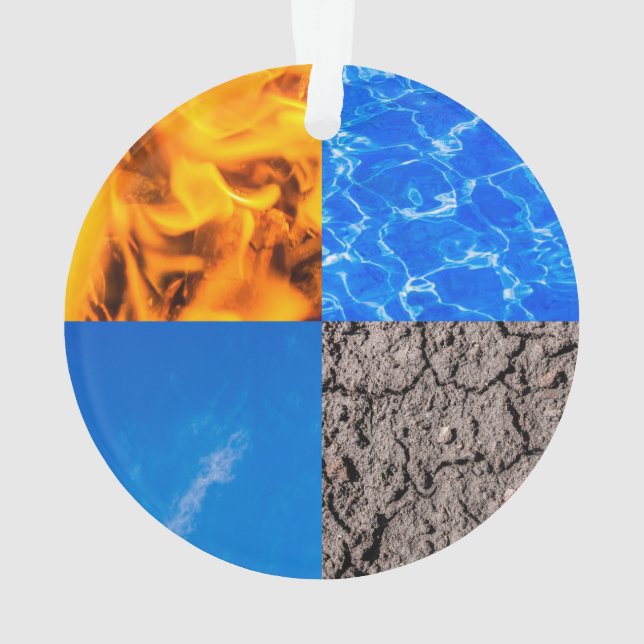 Adorno Cuatro elementos (Reverso)