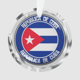 Adorno Cuba redonda Emblema