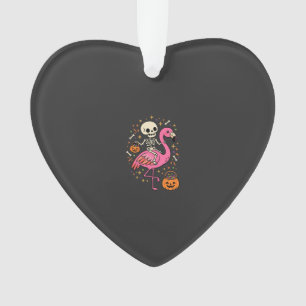 Adorno Cubeta De Caramelo De Esqueleto De Flamenco De Hal