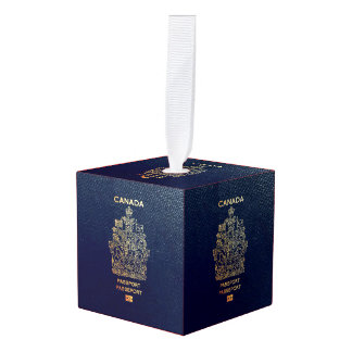 Adorno Cúbico [200] Cobertura de pasaporte canadiense