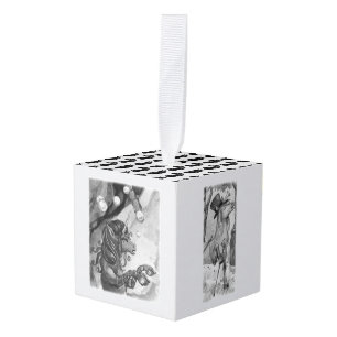 Adorno Cúbico 3.ᵉʳ Cubo De Carácter Unicornio