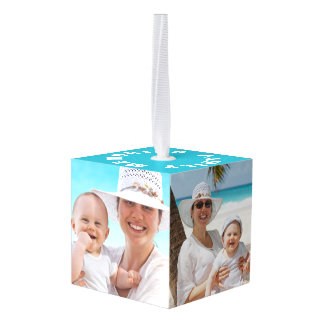 Adorno Cúbico 4 Foto Personalizado