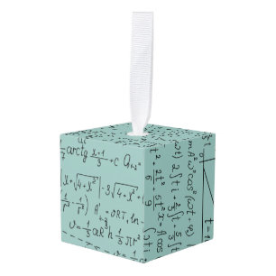 Adorno Cúbico Amantes matemáticos, fórmula matemática, geek mate