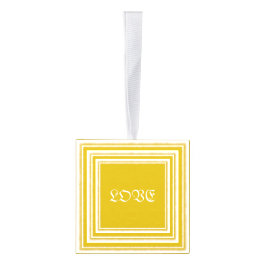 Adorno Cúbico Amar la paz, la esperanza y la alegría