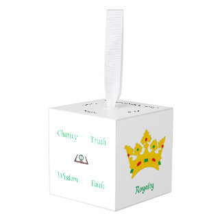 Adorno Cúbico Amaranth Ornament