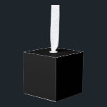 Adorno Cúbico Añadir encanto a tu árbol de Navidad<br><div class="desc">Descubra los ornamentos únicos y personalizados de Navidad para decorar su árbol esta temporada de fiestas. Compra nuestra colección de adornos cuadrados de cerámica para un toque festivo!</div>