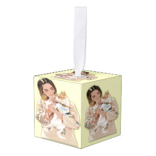 Adorno Cúbico Añadir imagen personalizada