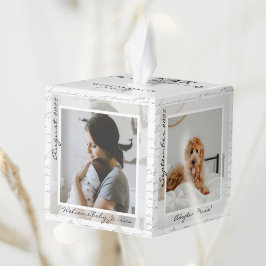 Adorno Cúbico Año lleno de Recuerdos de memoria fotográfica fami