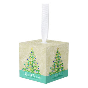 Adorno Cúbico Árbol de Navidad - Arty pero Simple Resumen