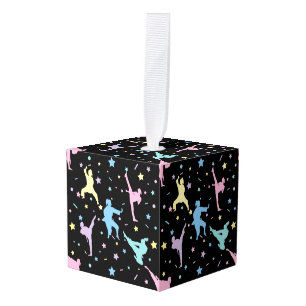 Adorno Cúbico Artes marciales karate Resumen estrellas destellos