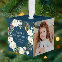 Azul Marino | Foto de Wreath floral invernal