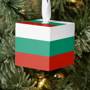 Adorno Cúbico Bandera de Bulgaria