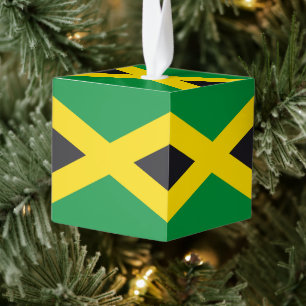Adorno Cúbico Bandera de Jamaica