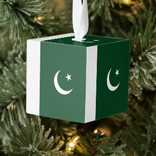 Adorno Cúbico Bandera de Pakistán