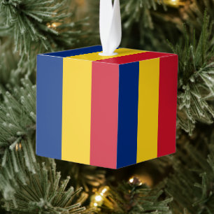 Adorno Cúbico Bandera de Rumania