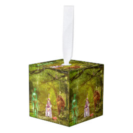 Adorno Cúbico Bienvenidos al Planeta Tierra